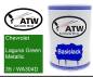 Preview: Chevrolet, Laguna Green Metallic, 35 / WA304D: 500ml Lackdose, von ATW Autoteile West.